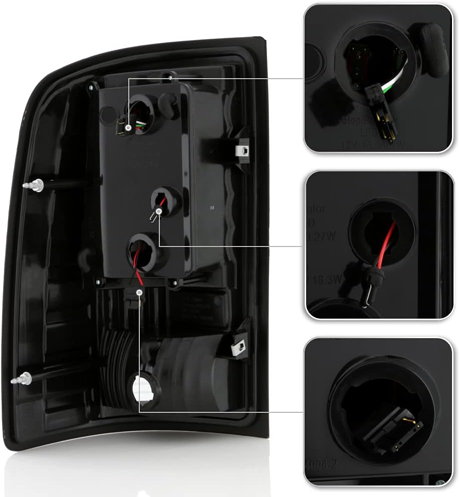 Black Smoke LED Tail Lights F116931