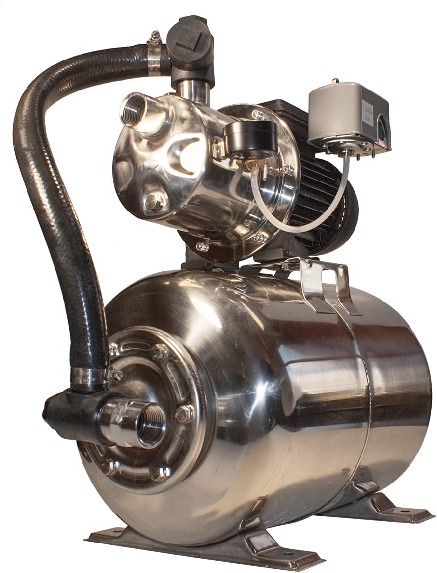 3/4HP Stainless Steel Shallow Well Jet Pump T261242