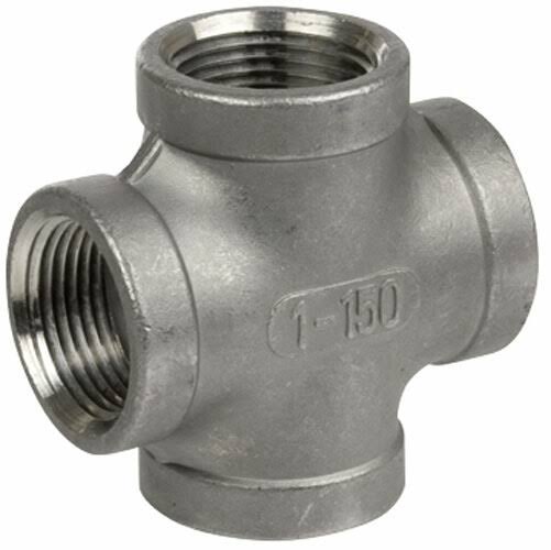 4 in. Stainless Steel Threaded Cross Fitting U805