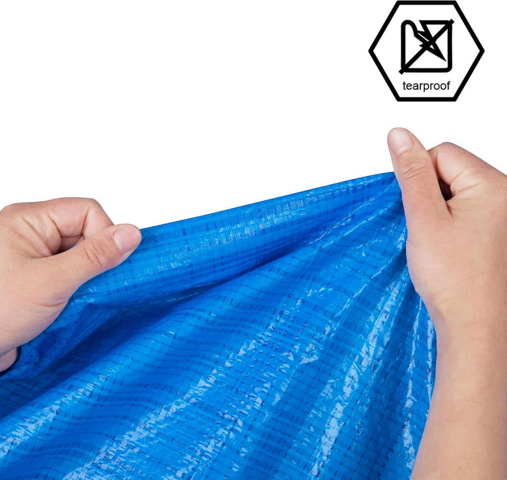 Blue Poly Tarp 14 x 20 Feet 5 Mil N979701