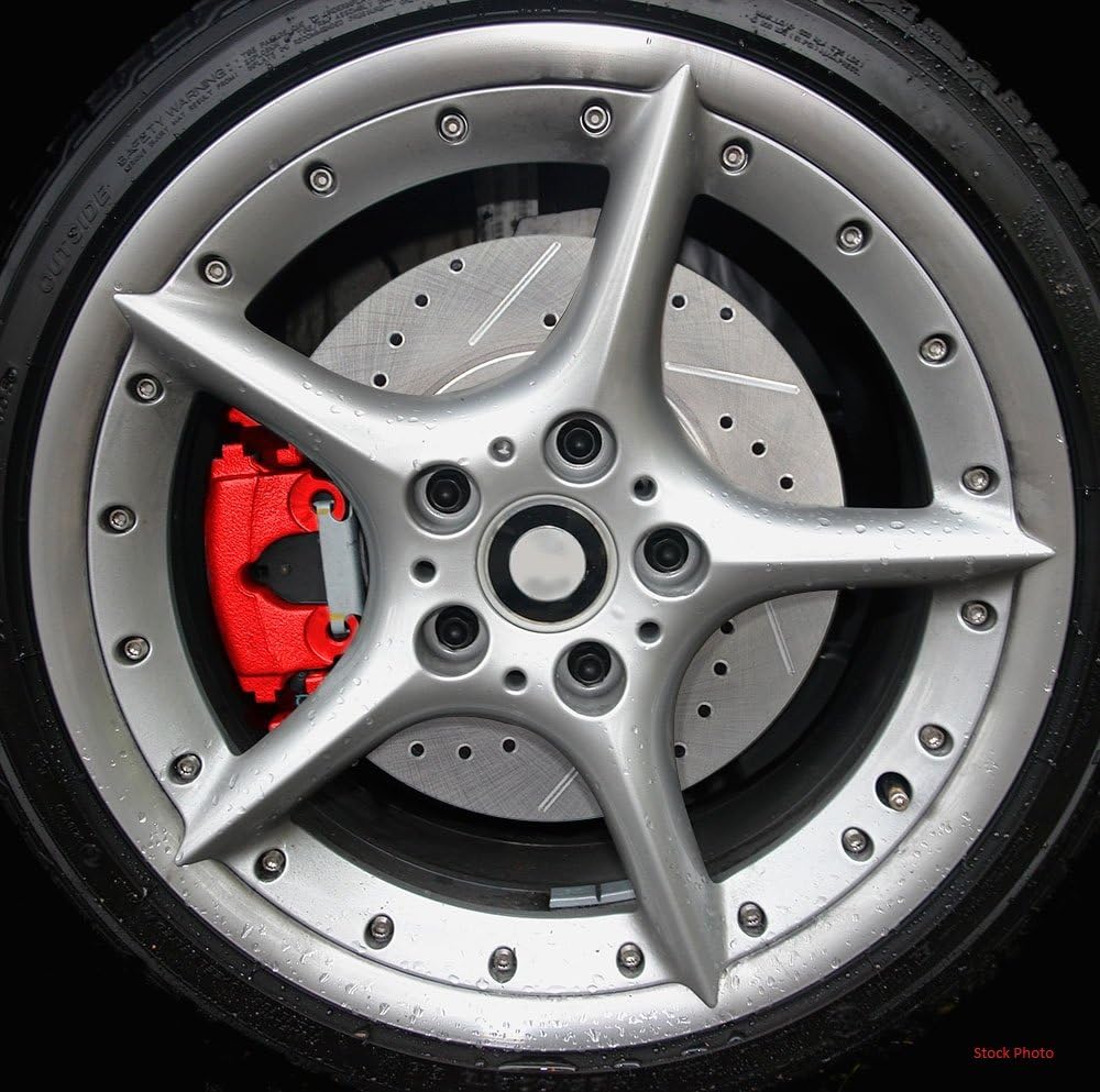 Black Semi-Loaded Calipers and Hardware Brake Kit Z916
