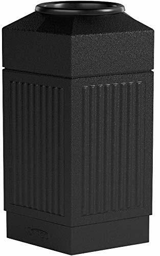 Black 30.1 gal Outdoor Trash Can H591