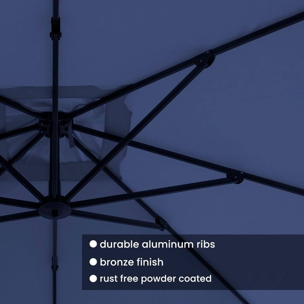 10-Foot Cantilever Umbrella with Cross Base T267