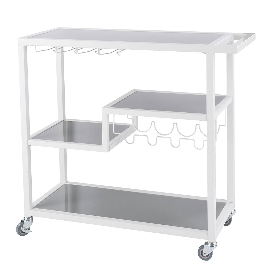 White Bar Cart U77691
