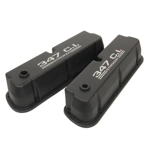 Black Painted Aluminum Valve Covers D52166