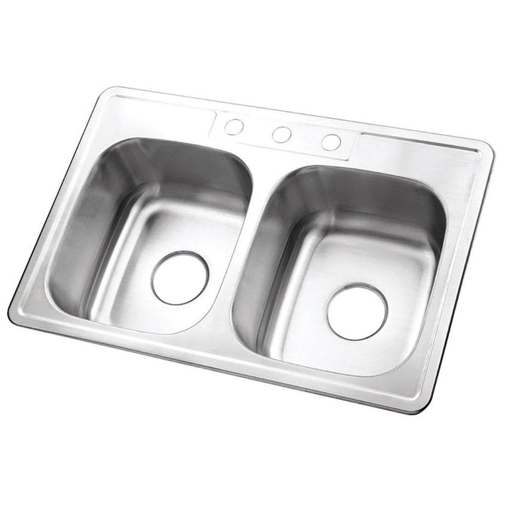Double Bowl Self Rimming Sink D807