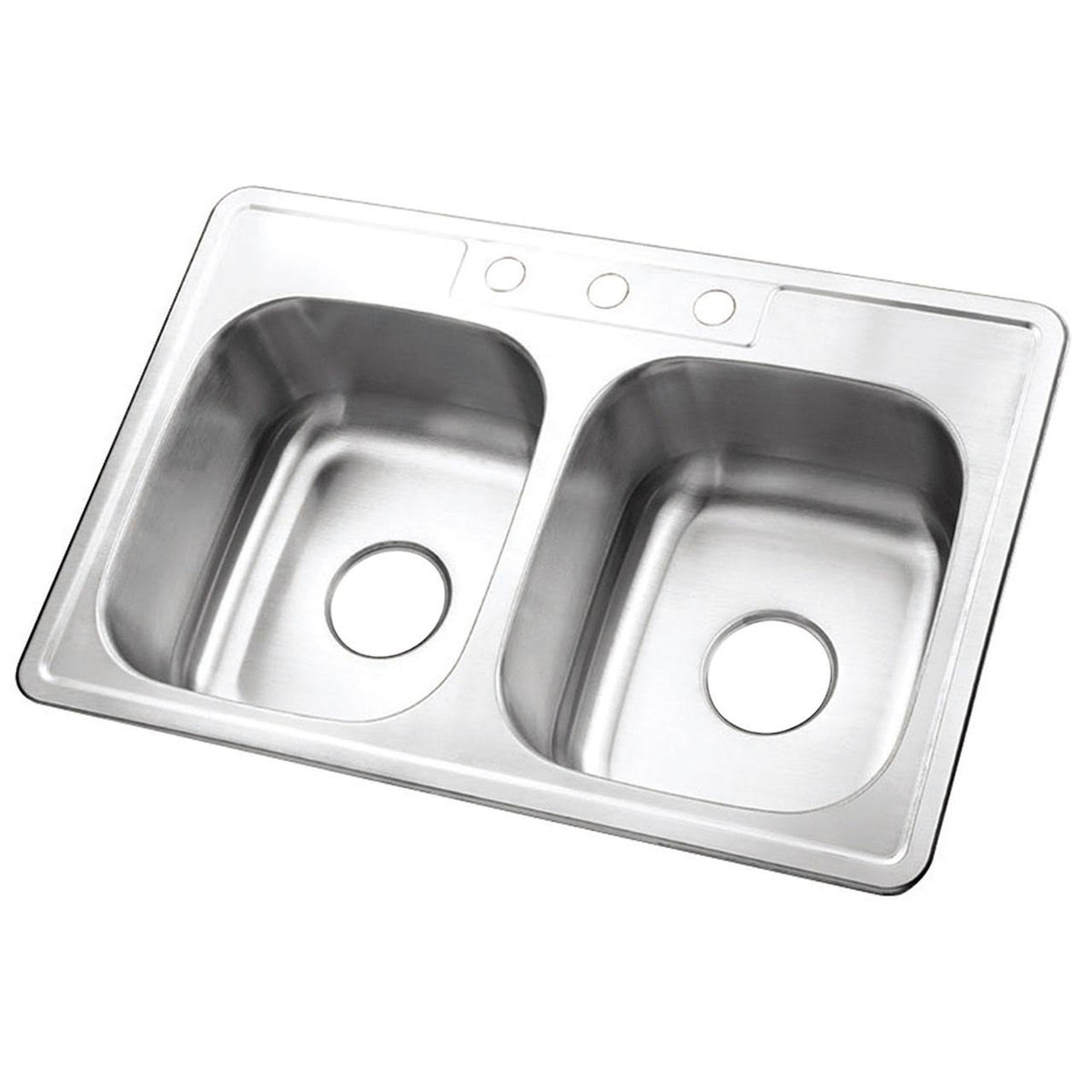 Double Bowl Self Rimming Sink D807