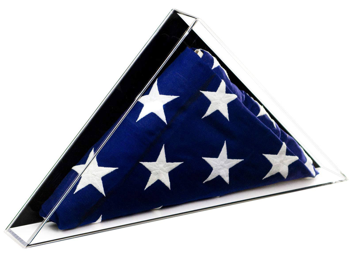 Acrylic Flag Display Case with Black Back K822706