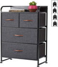 9 Drawer Fabric Dresser with Wooden Top L23402