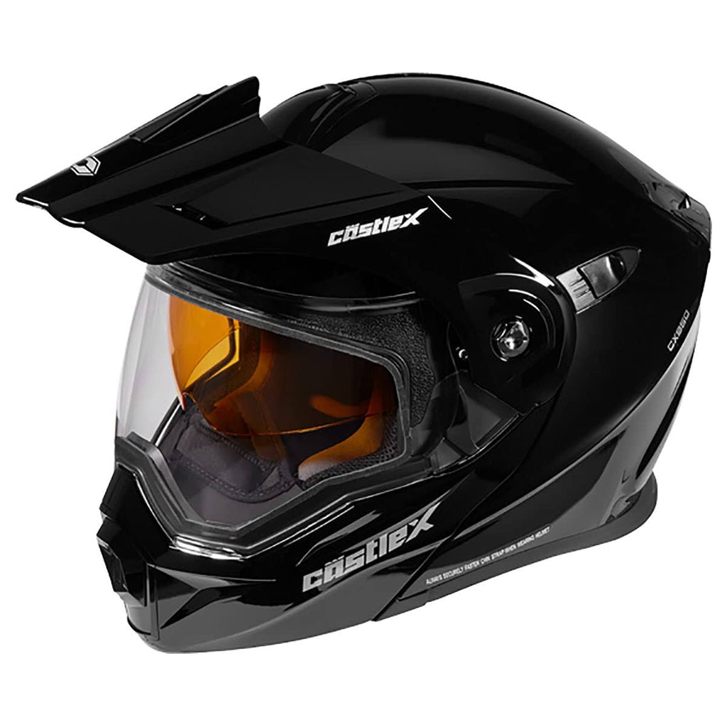 Solid Black Modular Snowmobile Helmet O874627