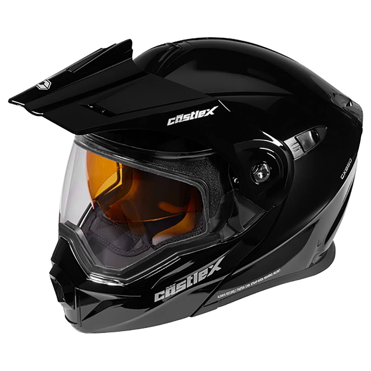 Solid Black Modular Snowmobile Helmet O874627