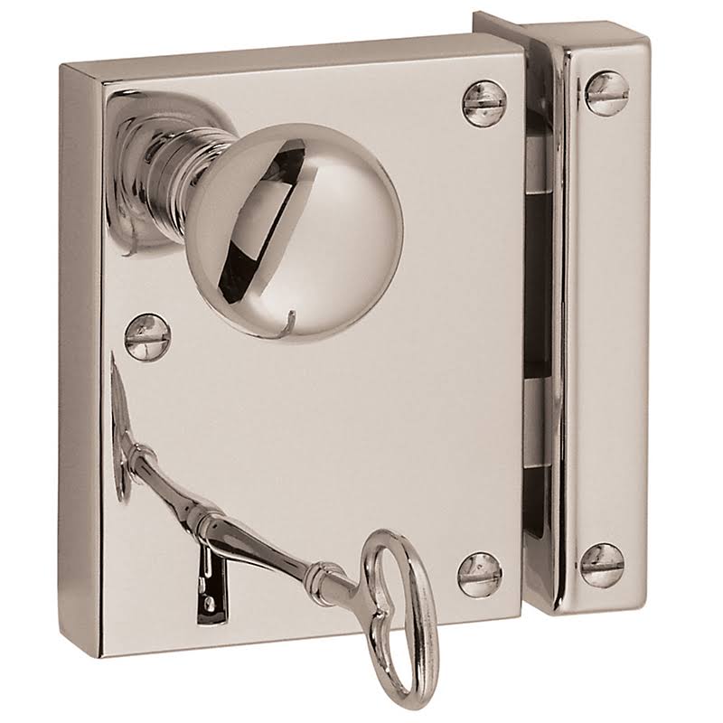 Small Vertical Rim Lock Polished Chrome Right Hand Q3661