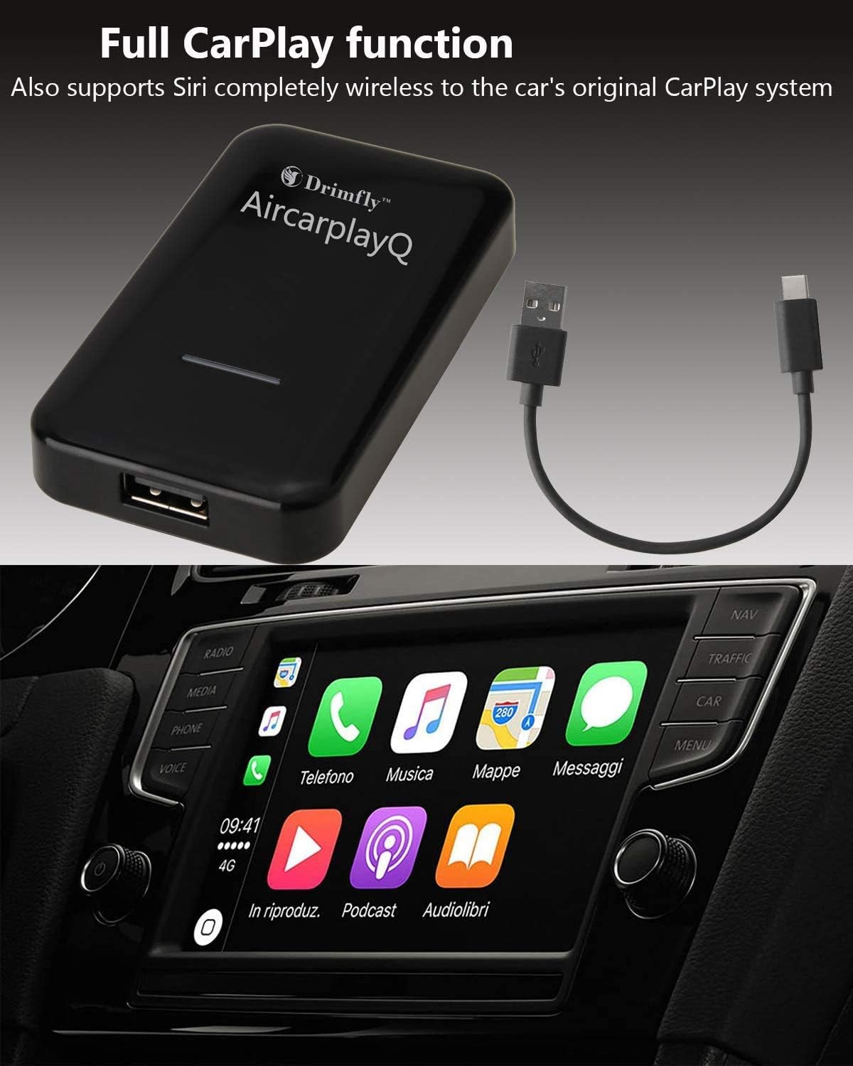 Wireless CarPlay Adapter 5GHz WiFi X7074