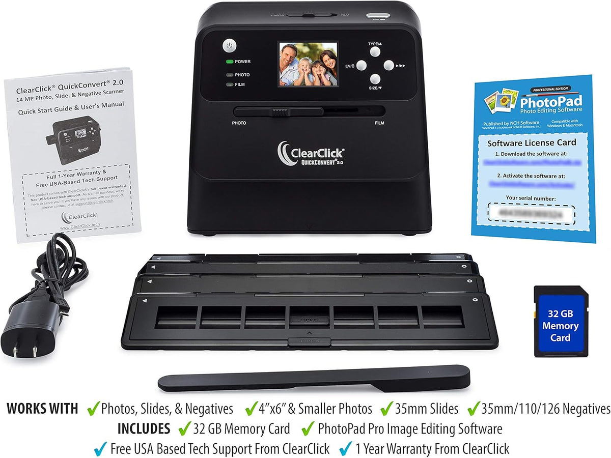 14 MP Photo Slide and Negative Scanner H4524