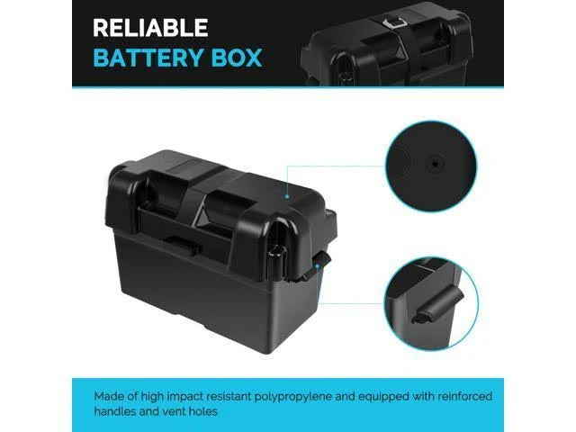 12V 100Ah Deep Cycle AGM Battery with Box X80390