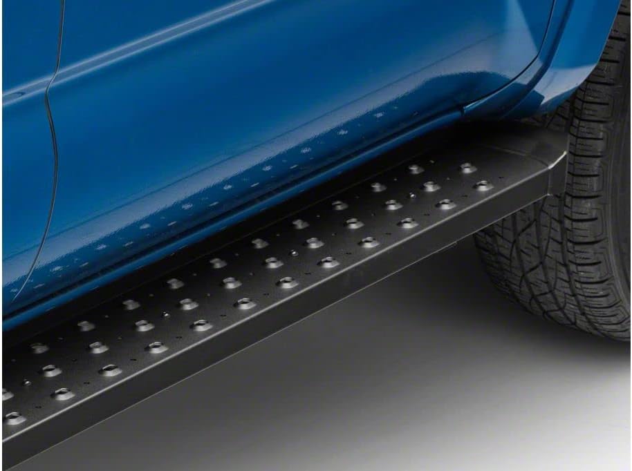 Black Steel Running Boards B89349