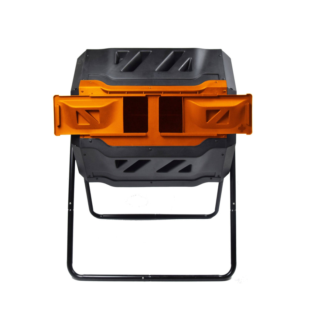 42 Gallon Dual Composting Tumbler with Cart R341870