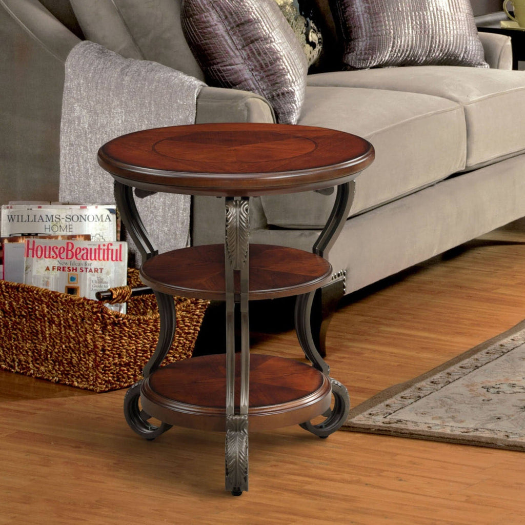Cherry Solid Wood Side Table C808628