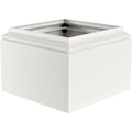 6 in. Aluminum Capital and Base with Wicker Finish S100878