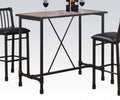 Metal Wood Counter Table Q80514