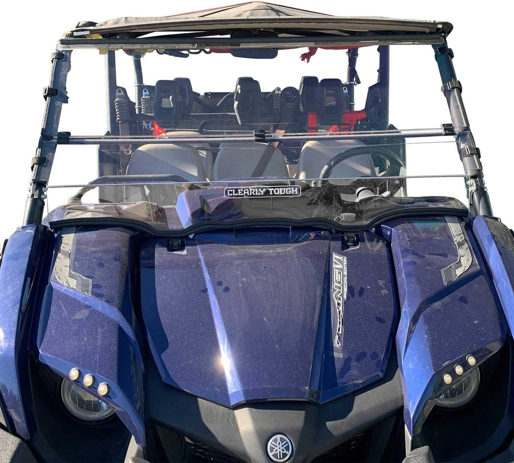 Folding Scratch Resistant Polycarbonate Windshield O582142