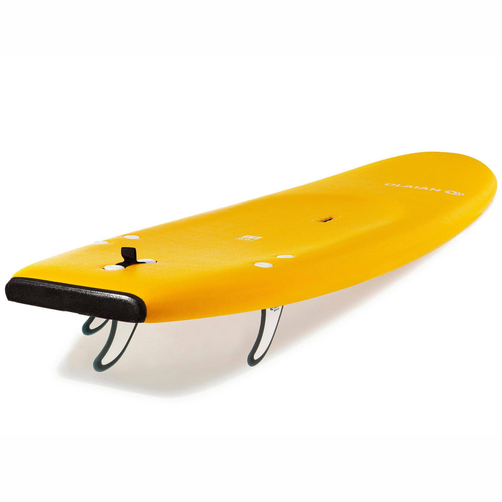 6&8x22 Foam Surfboard with Leash and 3 Fins Z9344