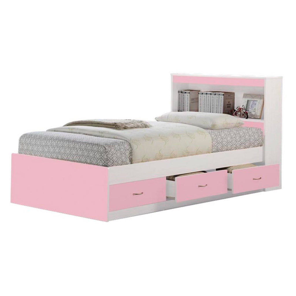 Twin-size Captain Bed with 3-Drawers and Headboard A56697