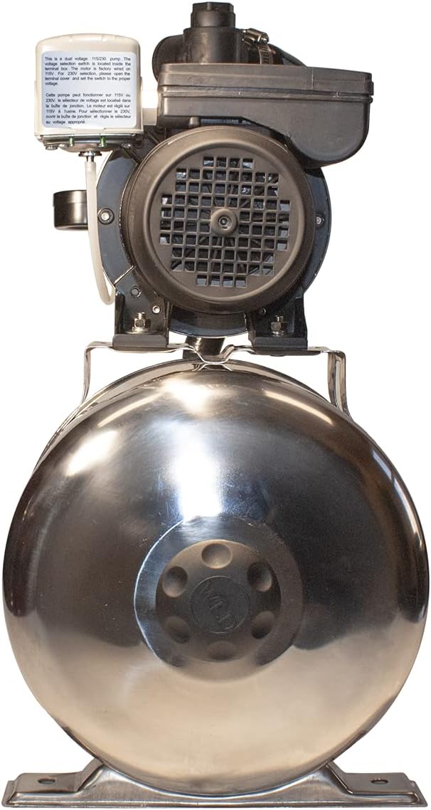 3/4HP Stainless Steel Shallow Well Jet Pump T261242