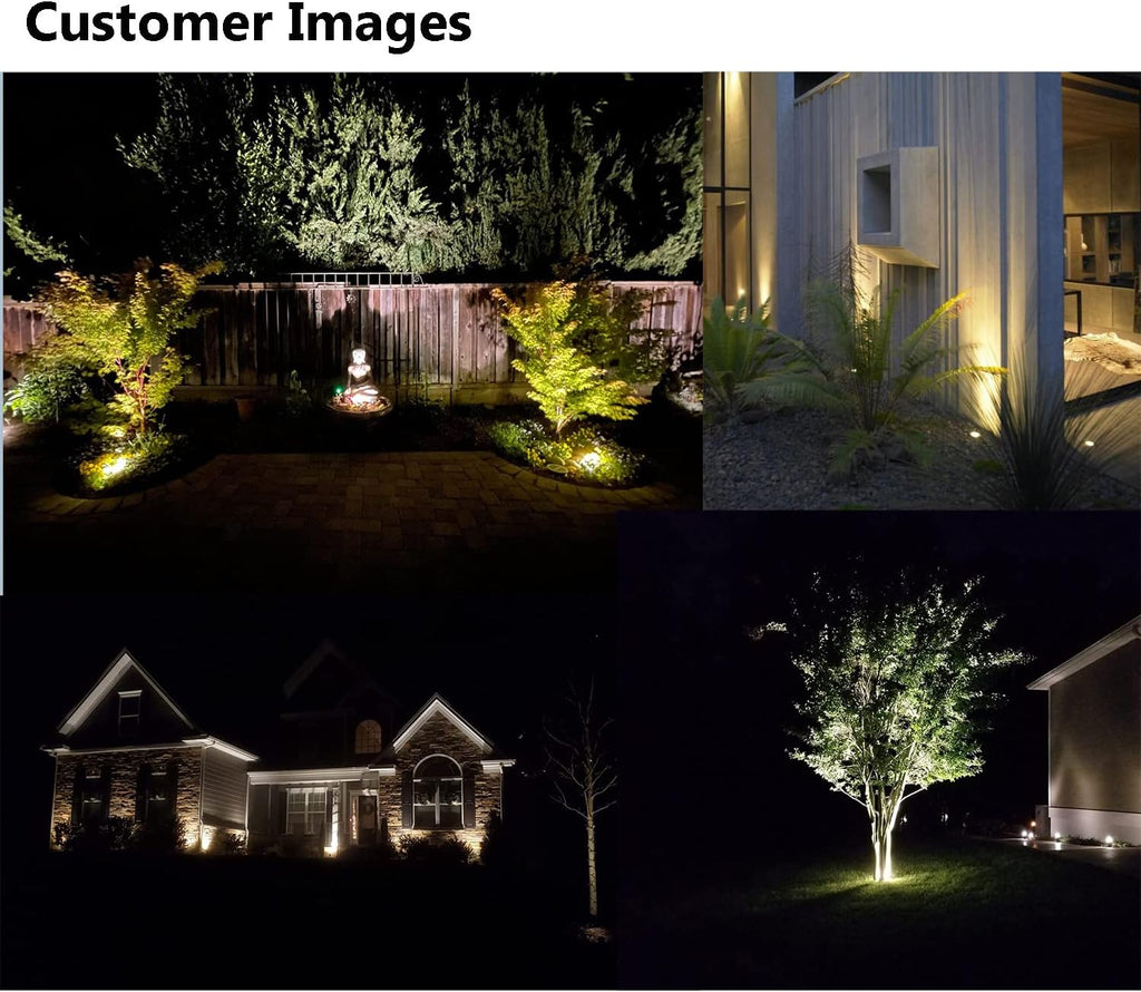 10W LED COB In-ground Landscape Lights IP67 Waterproof Pack of 4 N226