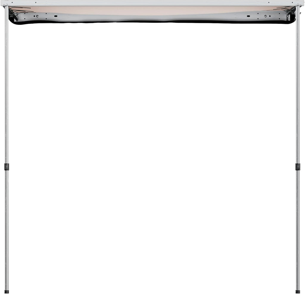 6.6'x8.2' Waterproof UV50+ Retractable Car Side Awning with Carry Bag Z762
