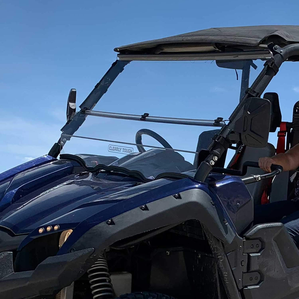 Folding Scratch Resistant Polycarbonate Windshield O582142