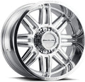 Chrome 20X128X170 Aluminum Split Spoke Car Wheels J578030