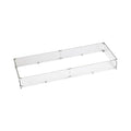 Fire Pit Glass Wind Guard Rectangular 53x19 inch M3248