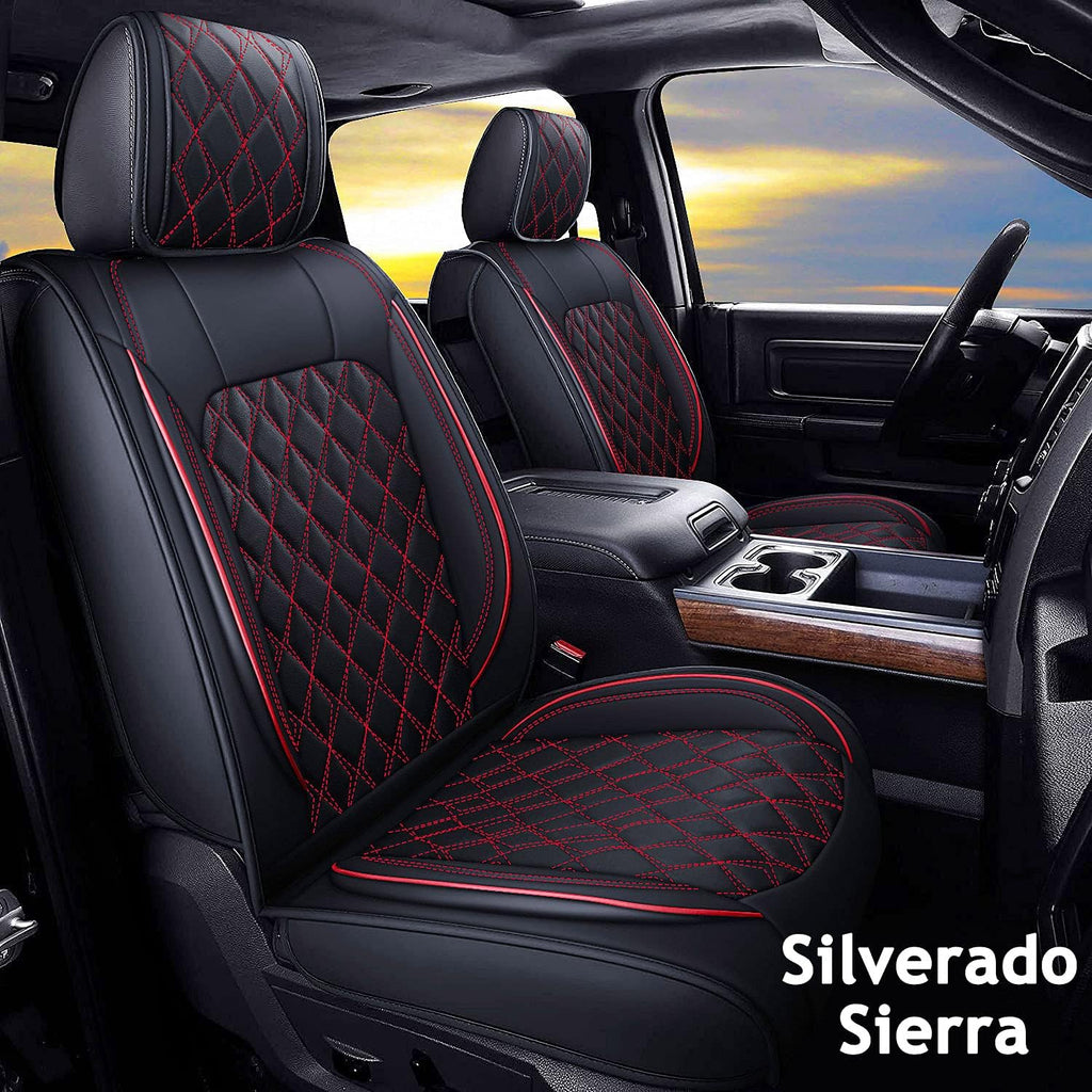 Waterproof Leather Full Set Seat Covers Q719