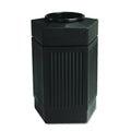 Black 30.1 gal Outdoor Trash Can H591