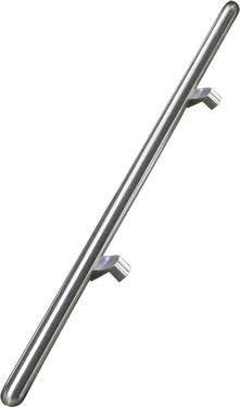 Offset Mounting Vertical Pull Polished Brass S24526