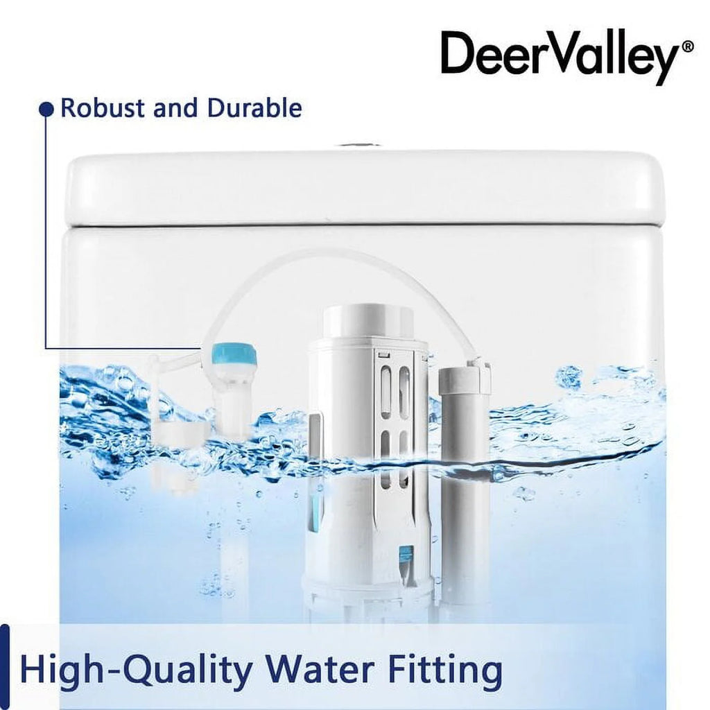 White Dual-Flush Elongated One-Piece Toilet L3995