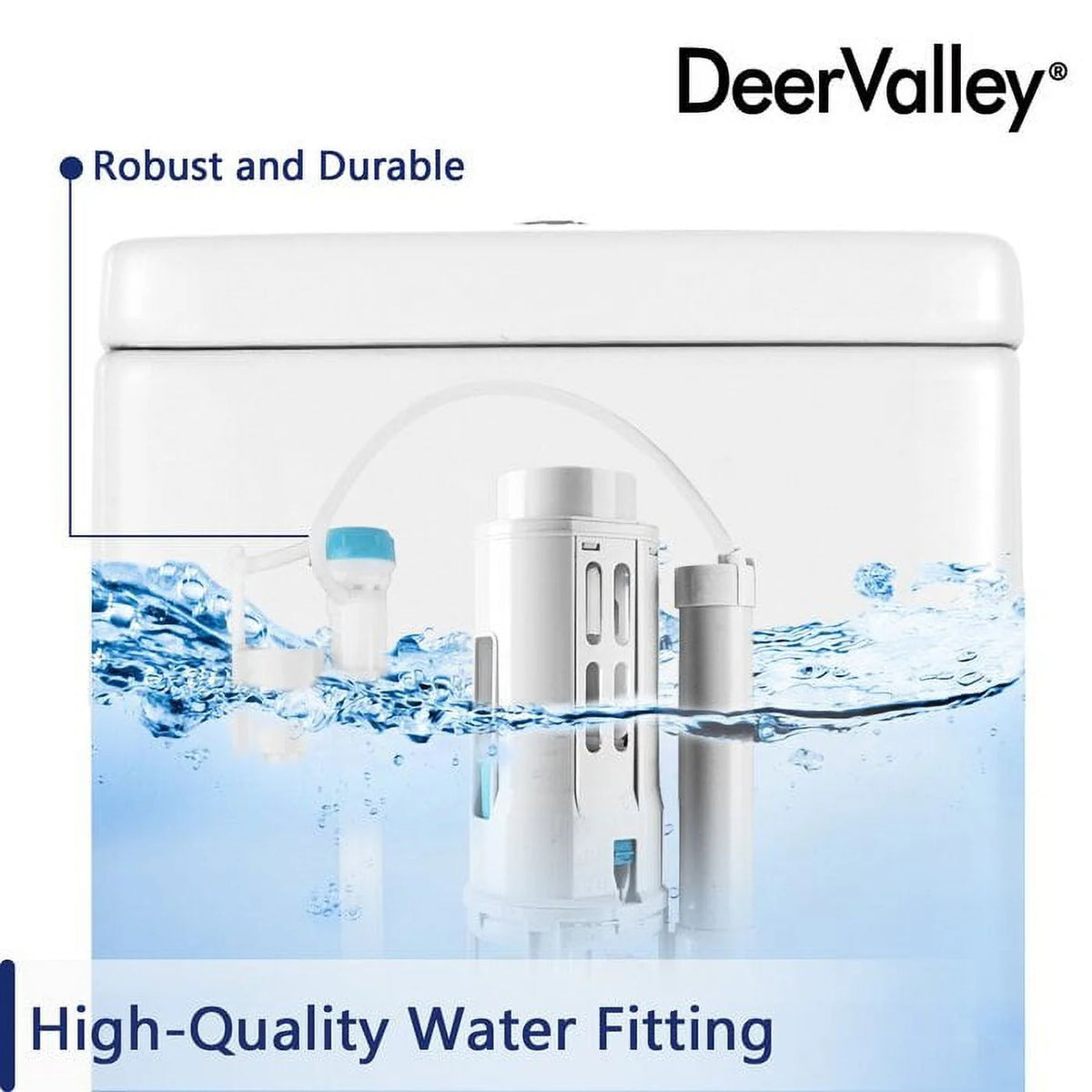 White Dual-Flush Elongated One-Piece Toilet L3995