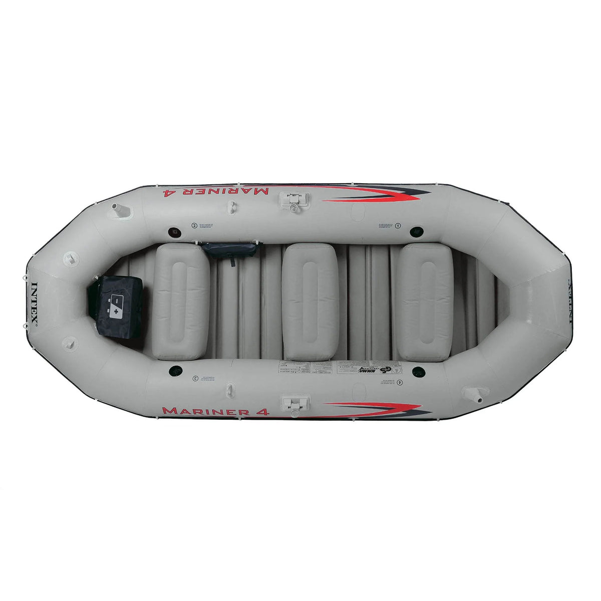 4 Person Inflatable Boat with Pump and Oars Set J649