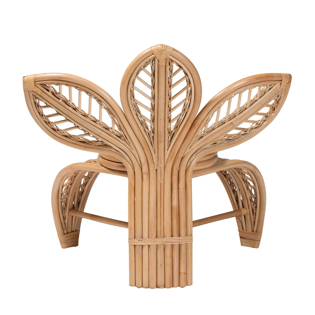 Natural Rattan Leaf Accent Chair R797
