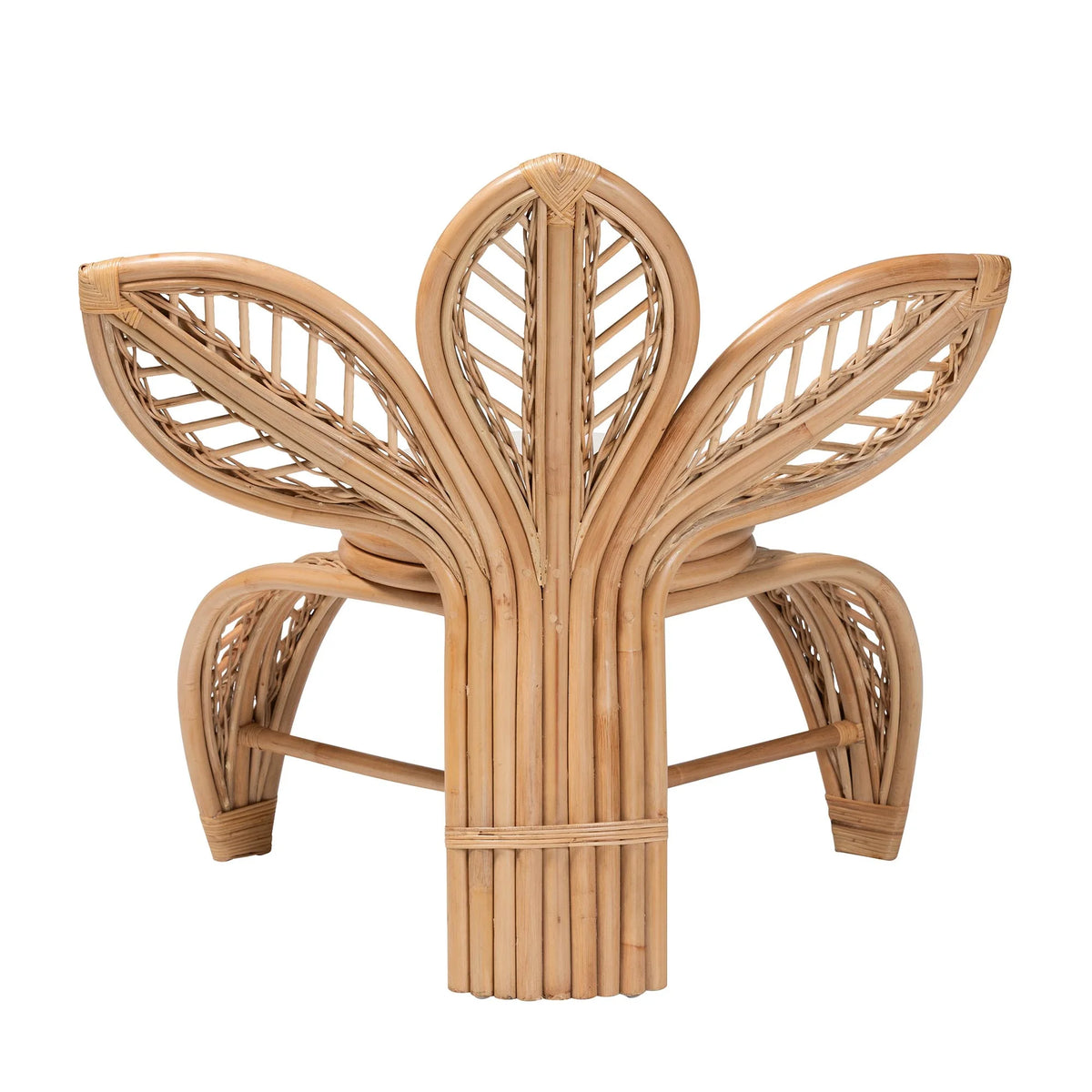 Natural Rattan Leaf Accent Chair R797