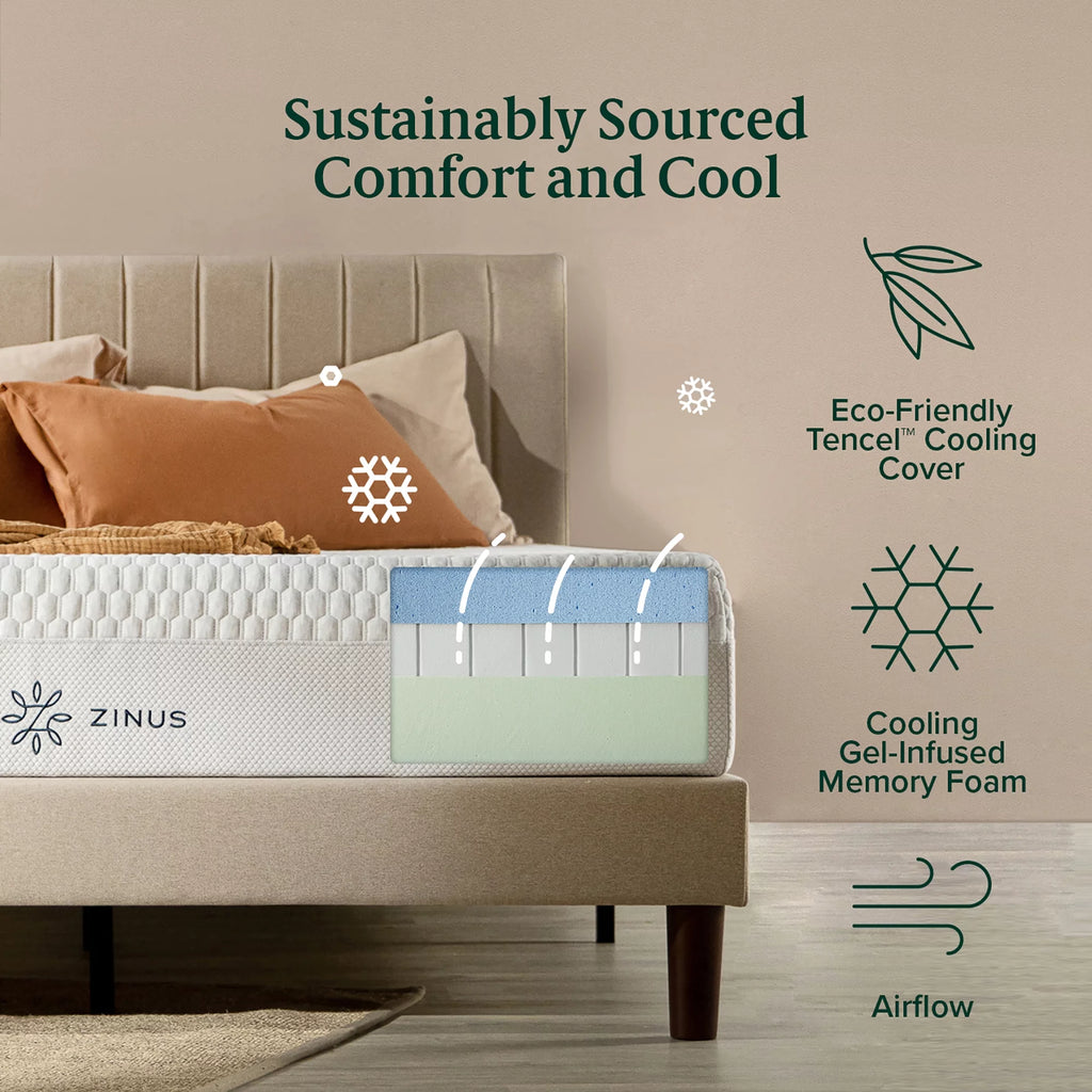 12 Memory Foam Mattress, Full S725