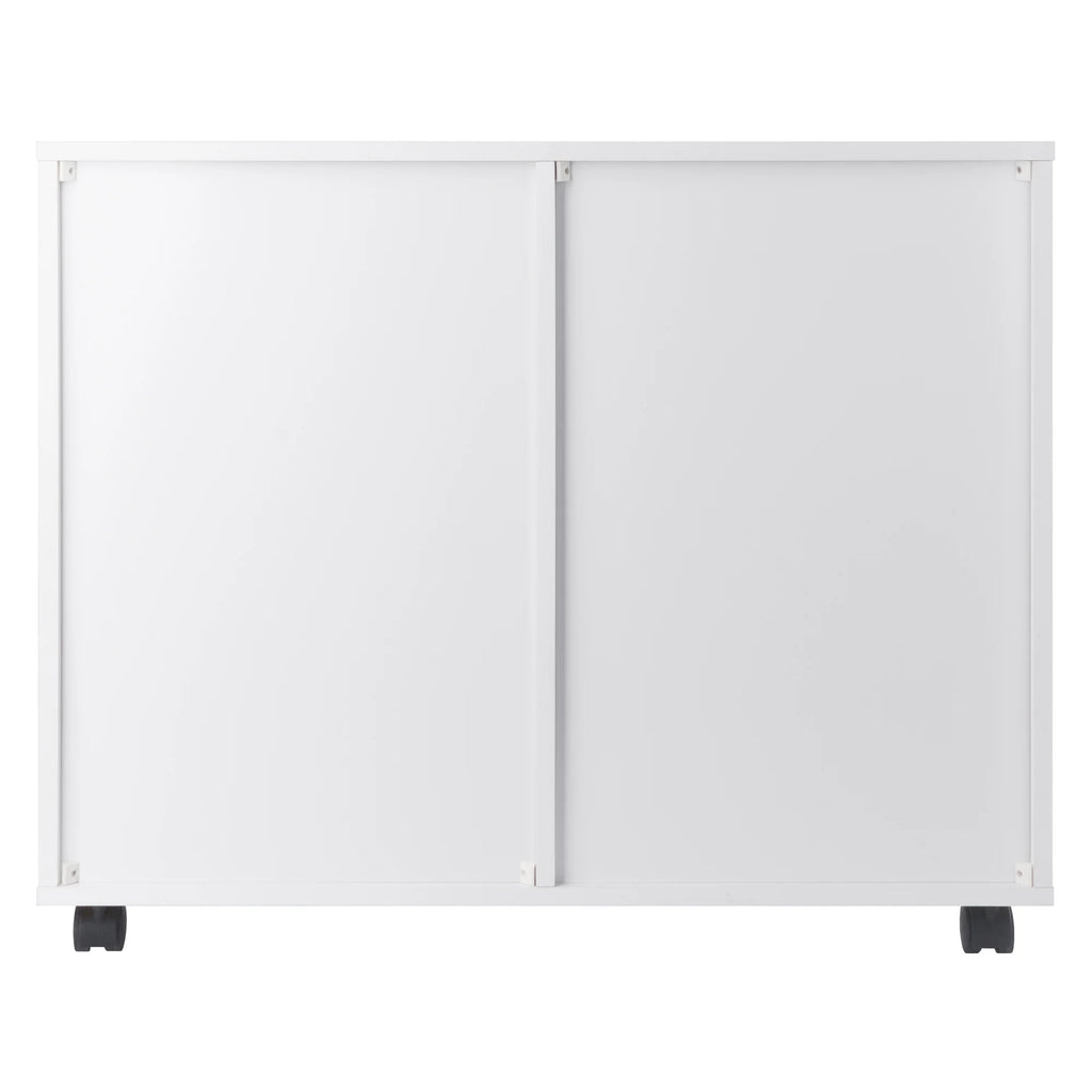White Wood Storage Cabinet G7907