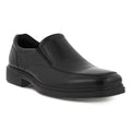 Black Leather Slip-on I266