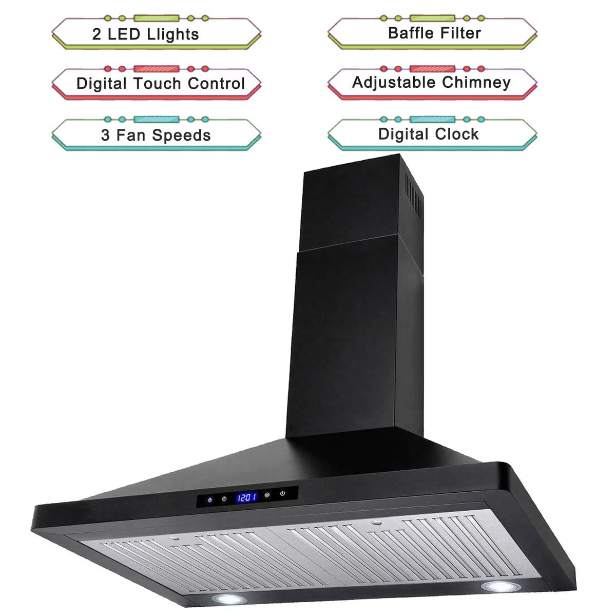 30 inch Stainless Steel Wall Mount Range Hood I3956
