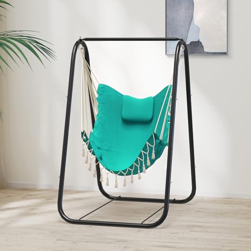 Heavy-Duty Rustproof Hammock Chair with Stand Q6452