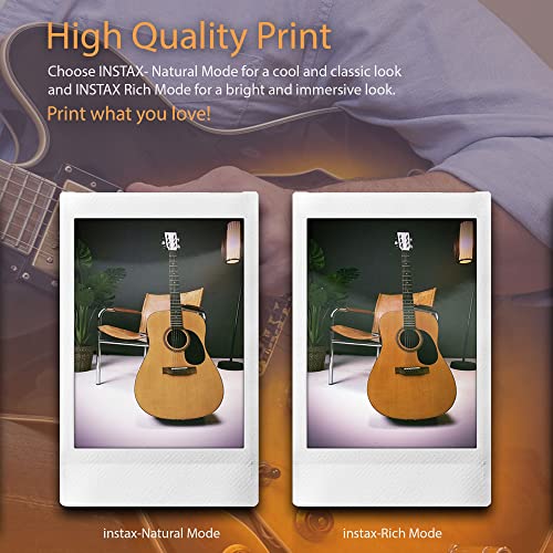 Black Hybrid Instant Camera Bundle with Instant Film G6476