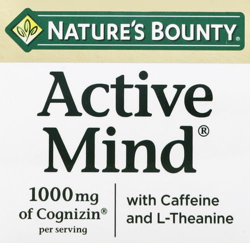 1000 mg Cognizin with L-Theanine and Caffeine Caplets R421349