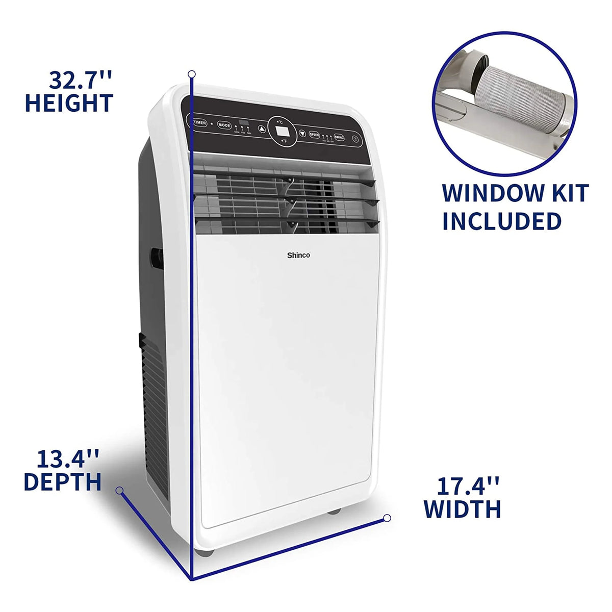 10,000 BTU Portable AC Unit, Dehumidifier, & Fan Z496434