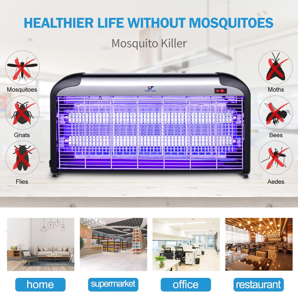 2500V 30W Dual UV Tube Bug Zapper B9475